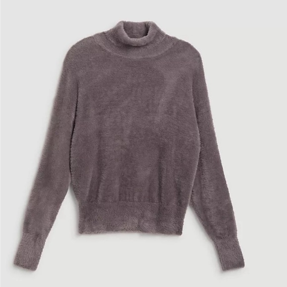 NWT Ann Taylor Plush Turtleneck Sweater in Toasted Taupe. NWOT - Picture 2 of 5